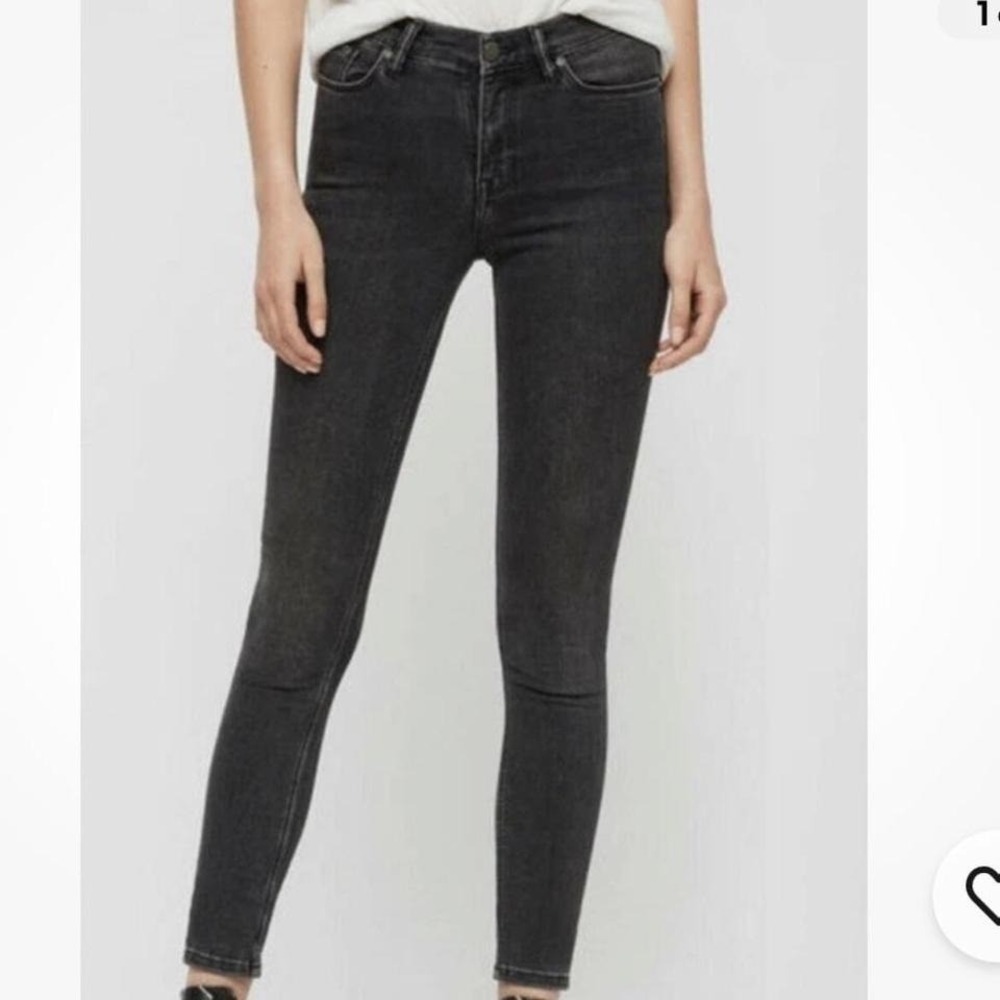 ALL SAINTS |‎ Gray Wash Mast Skinny Jeans